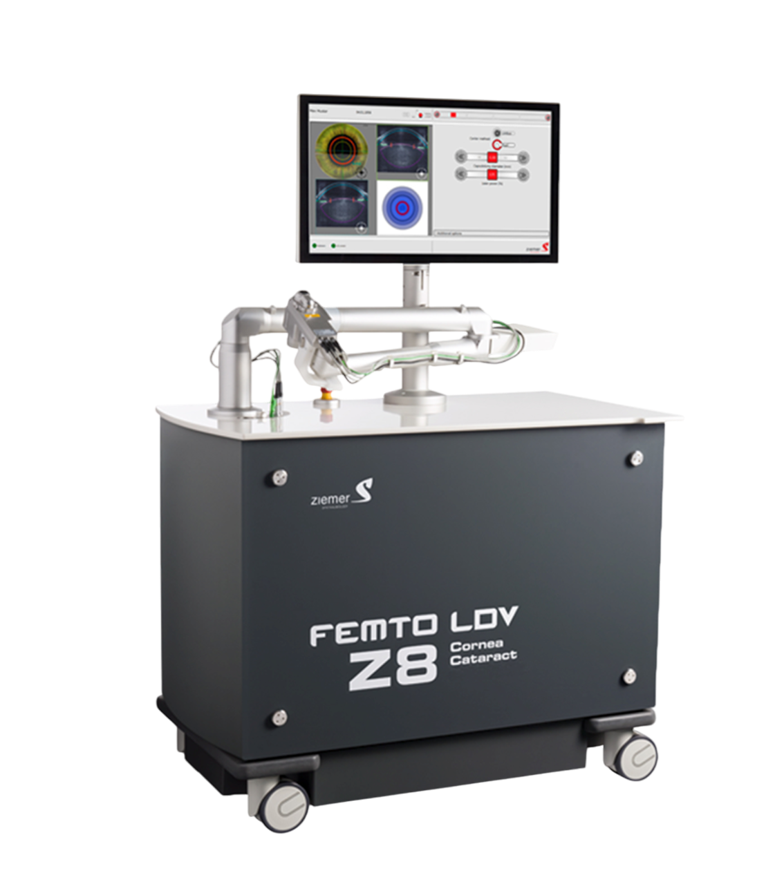 ZIEMER Z8 femtosecond laser equipment used for LASIK surgery